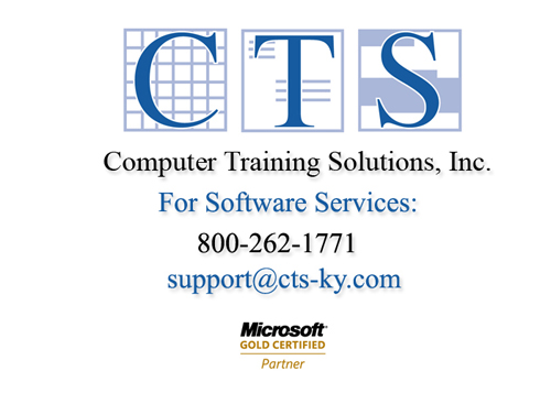 Welcome to CTS!
